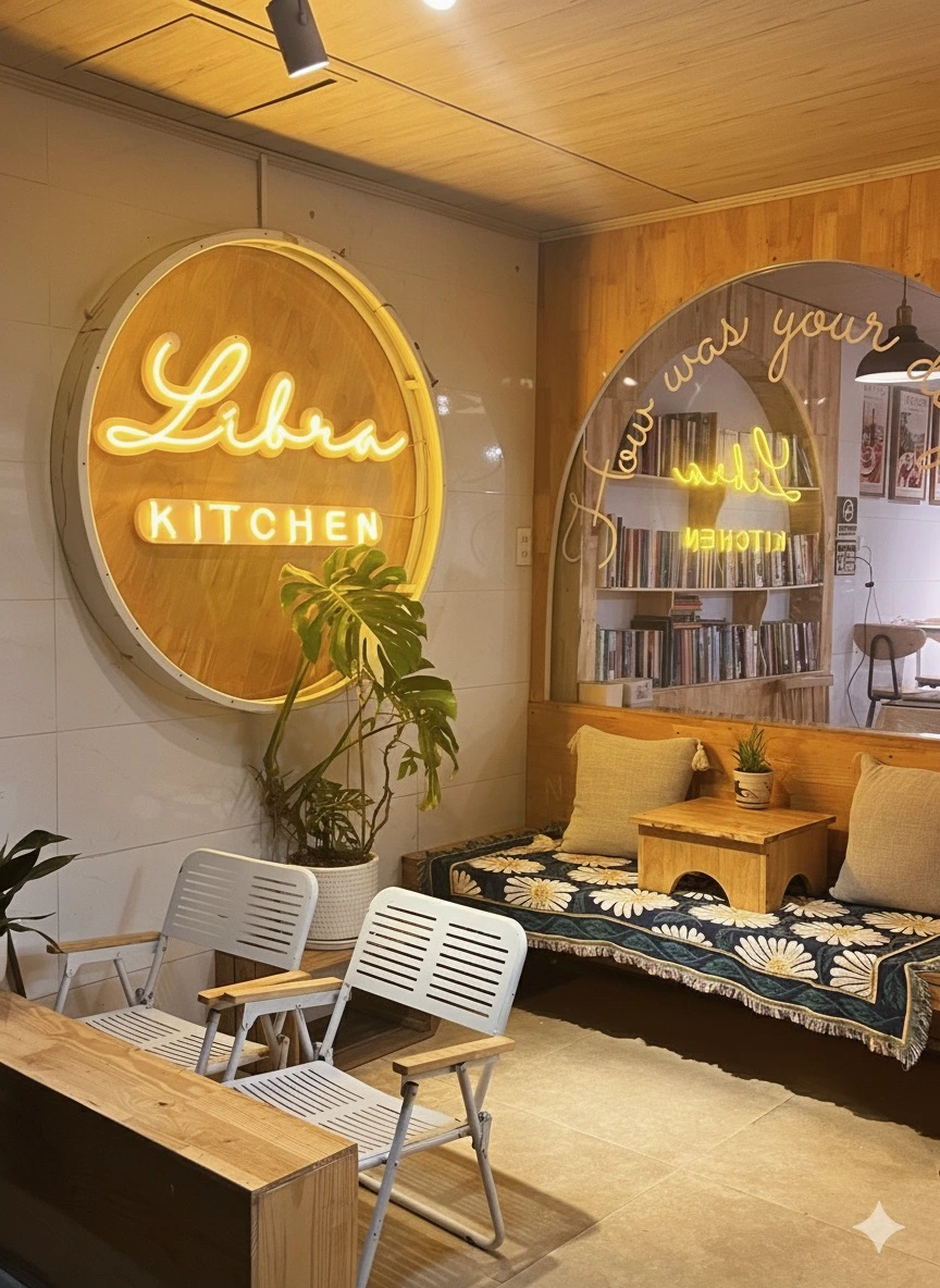 Không gian ấm cúng, thoải mái cho làm việc và hẹn hò